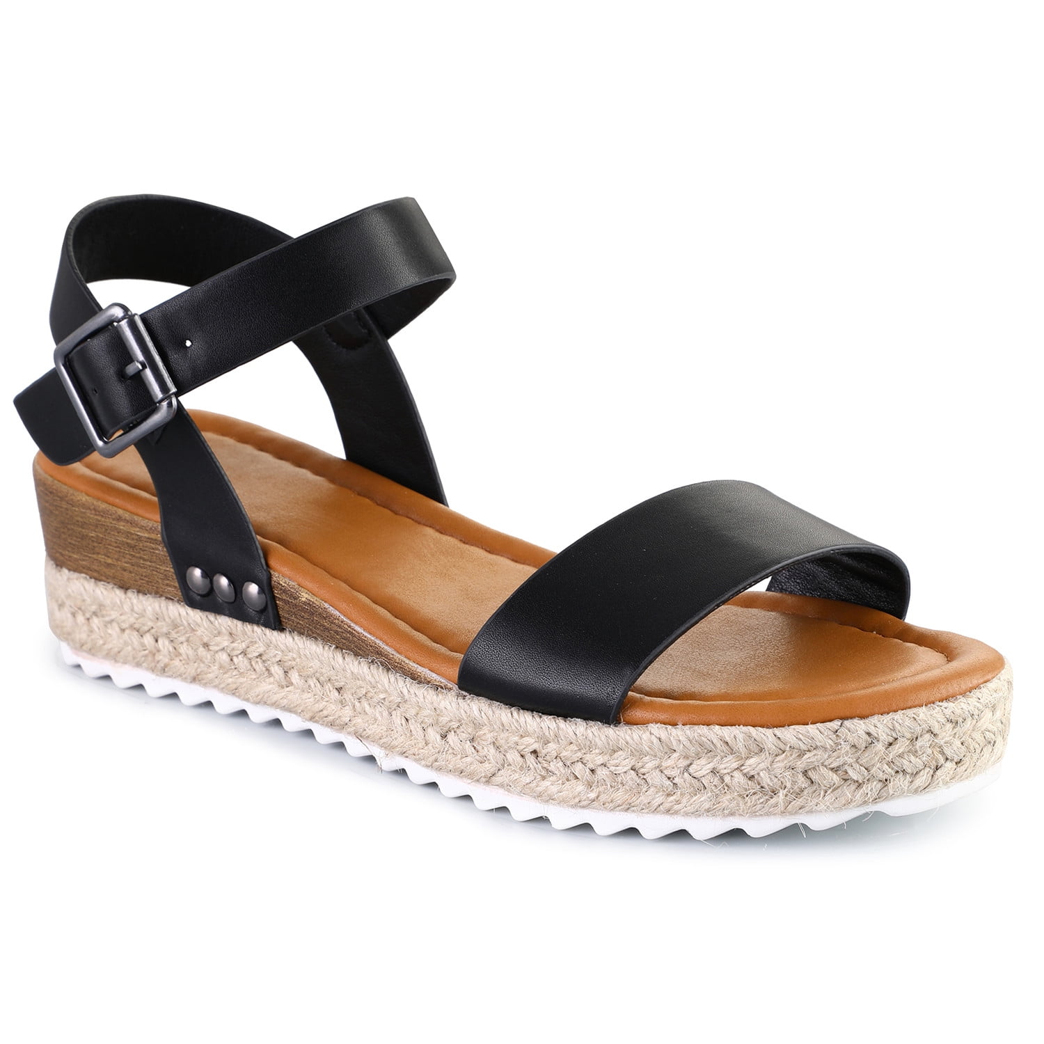 Platform Espadrille Quarter Strap Espadrille Sandals Buy Black