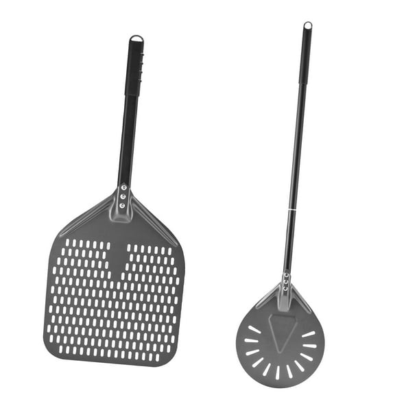 Myst Design 12 Inch + 9 Inch Perforated Pizza Set, Pizza with Metal ...