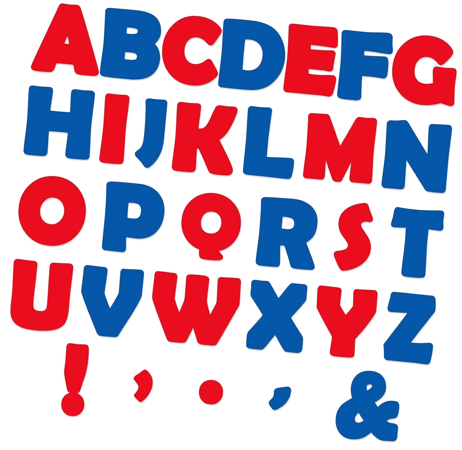 July Large Letters Myst Design 150 PCS 4th of July Large 6 Inch Font Letters and ...