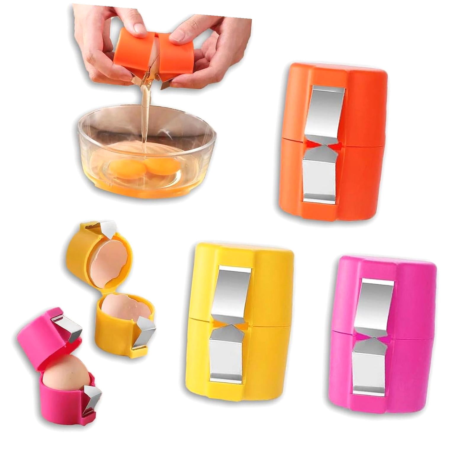 Shellcracker Tool Myst Design 3 PCS Shell Opener for Hard-Boiled Eggs, Hard Boiled Peeler ...