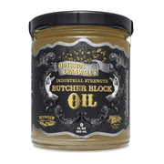 Odies Oil Butcher Block Oil 9 oz, Protect & Waterproof Butcher Blocks, Countertops, Cutting Boards & Furniture! Curing Finish. Unparalleled Coverage. All Natural. Food Safe.