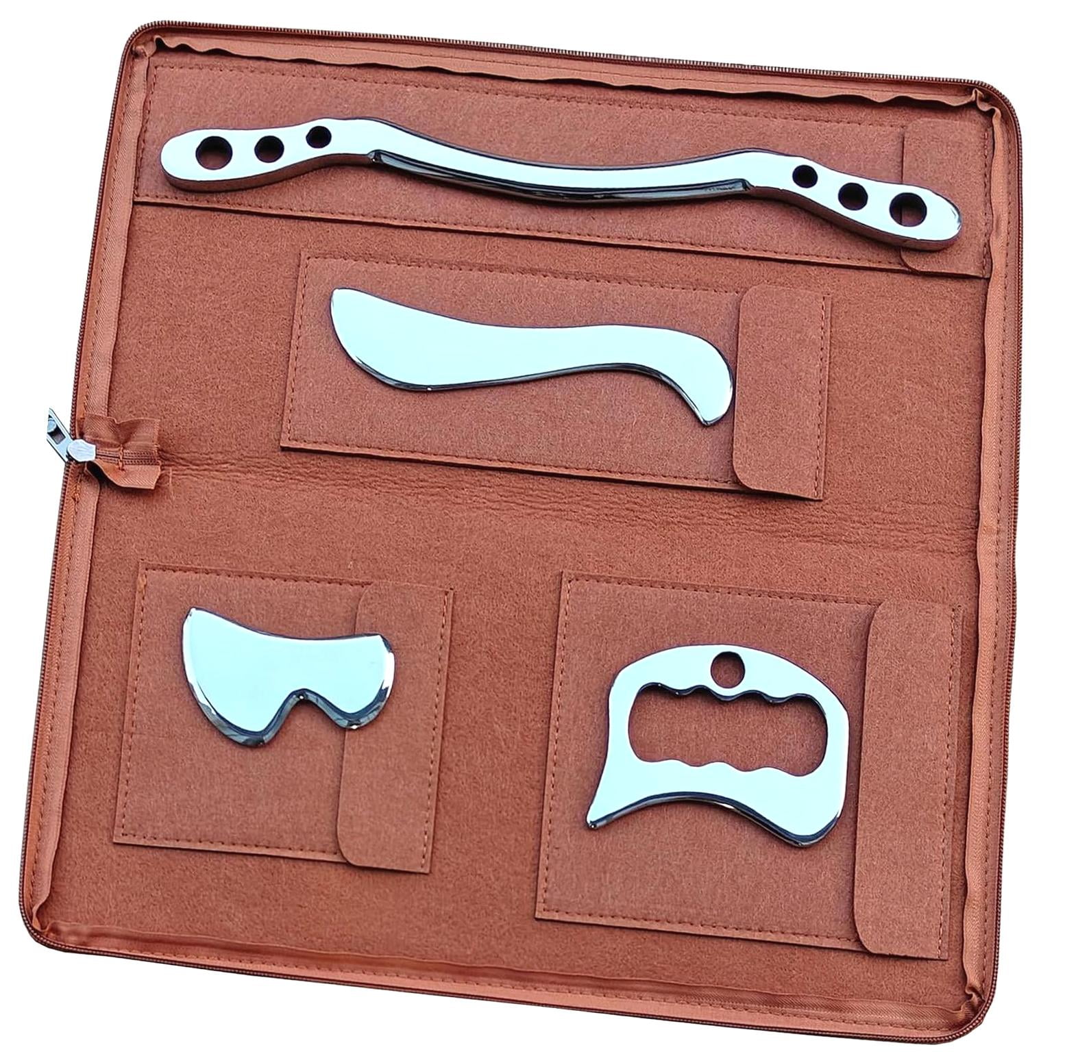 Myst Design 4 in 1 Stainless Steel Gua Sha Muscle Scraper Massage Tool ...