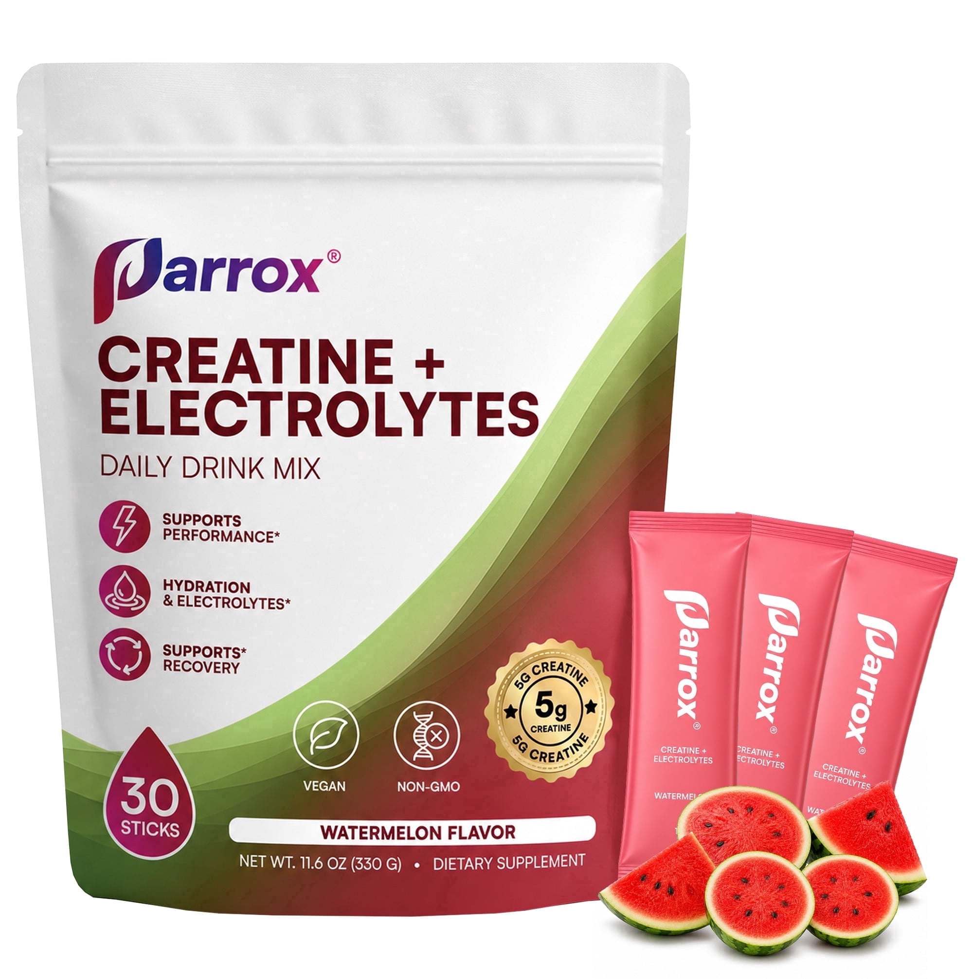 Parrox Creatine Monohydrate Powder with Electrolytes, Sodium, Potassium ...