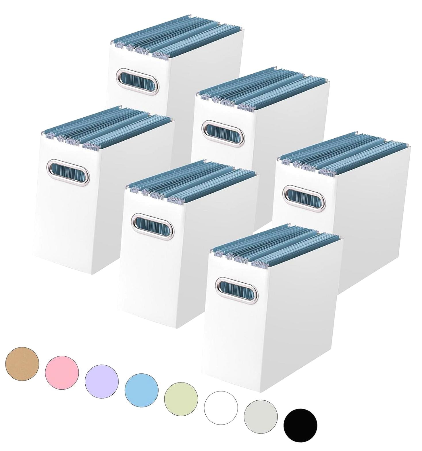 Myst Design File Organizer, Set of 6 Compact Storage Containers ...