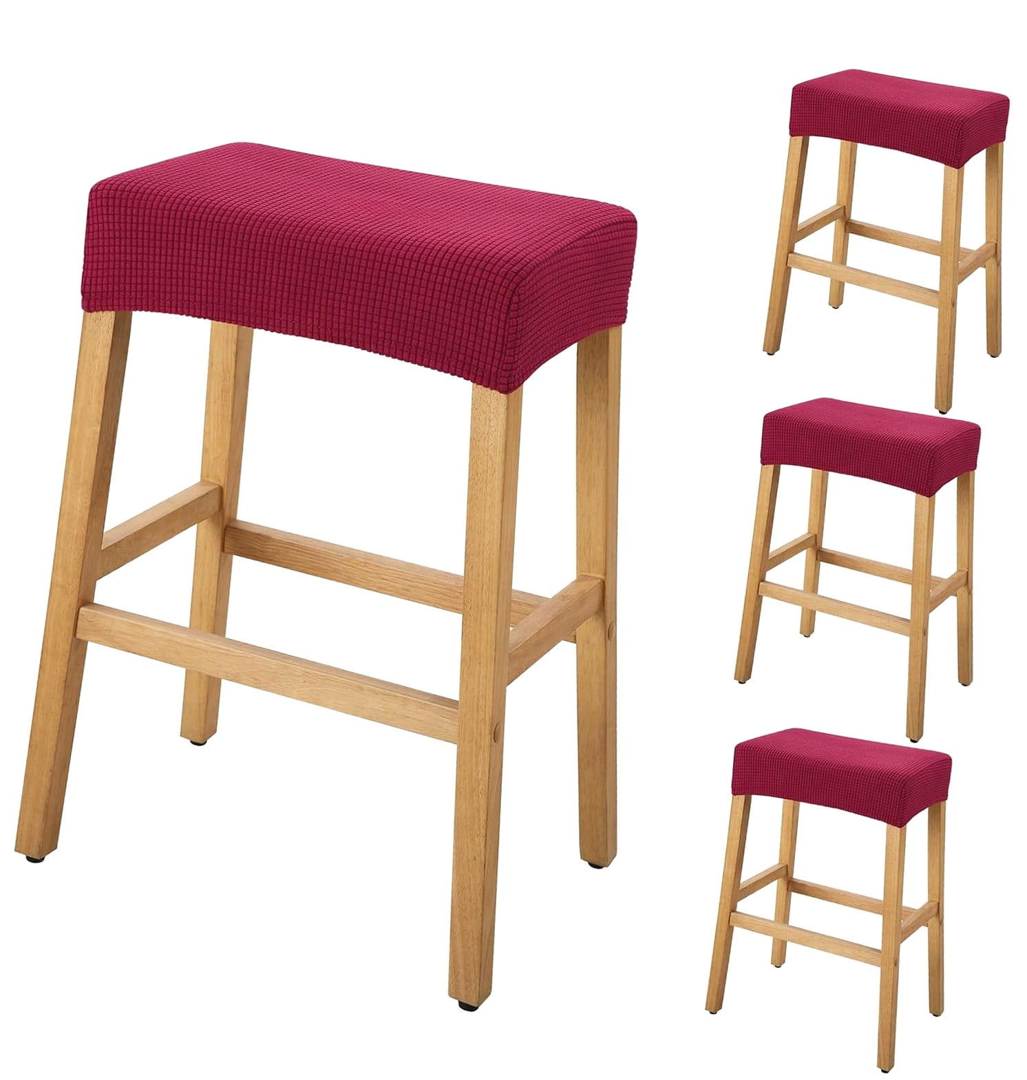 Myst Design Stool Covers Rectangle 4 Pack Stretch Seat Cover Stools ...