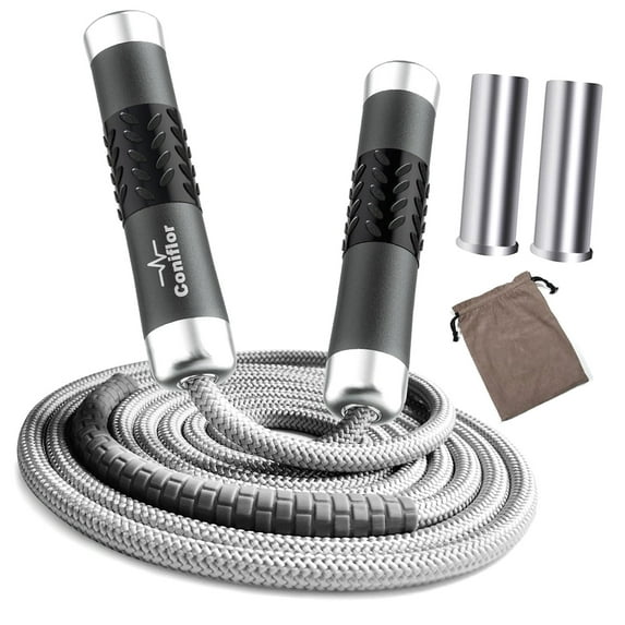 Myst Design Weighted Jump Rope, 1LB -Free Rapid Speed Skipping Rope for ...