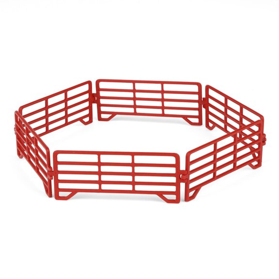 REVD 1/64 Red Cattle Corral Panel 6-Pack, 3D Printed, RVD1039