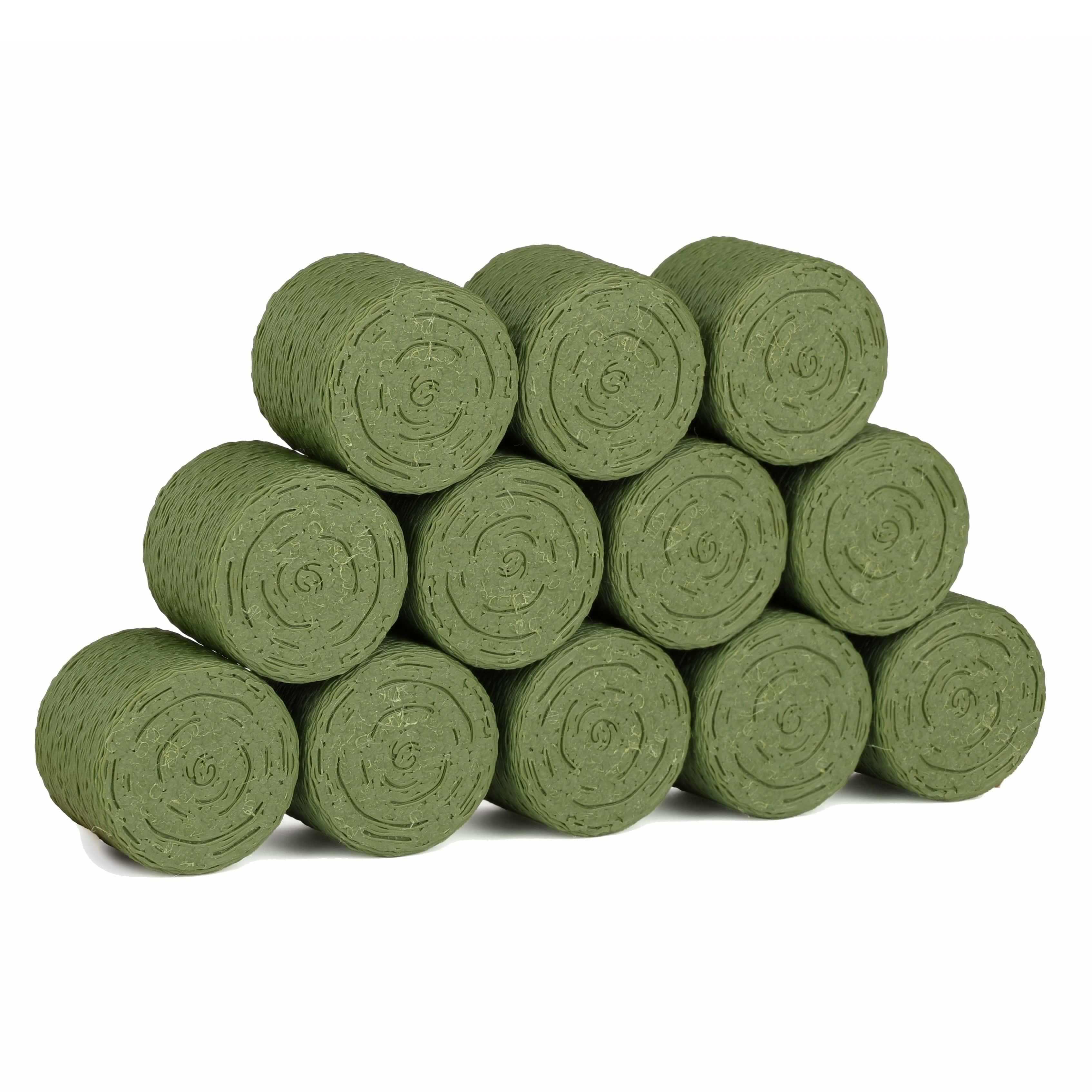 REVD 1/64 Round Hay Bales 12-Pack, 3D Printed, RVD1017