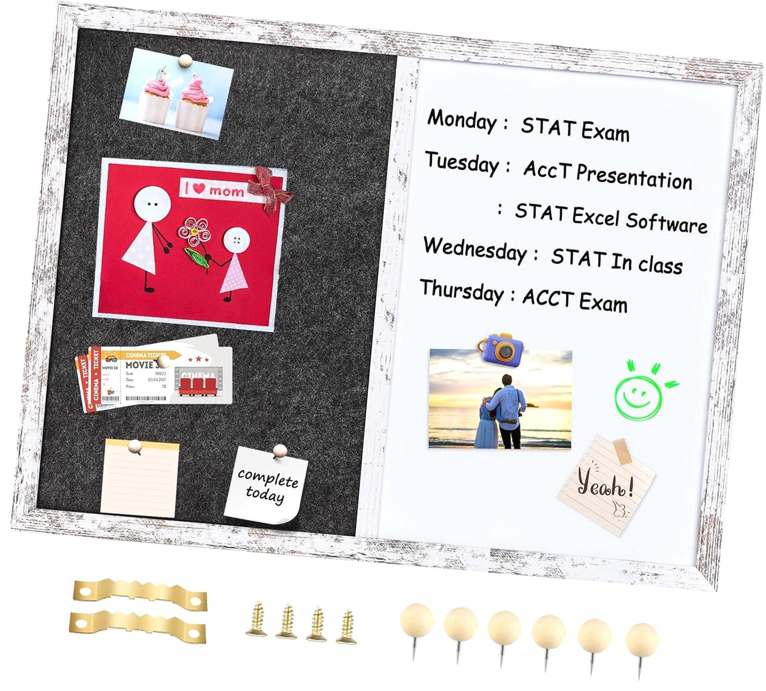 Whiteboard And Felt Board Combination - Whiteboard, Flip Chart