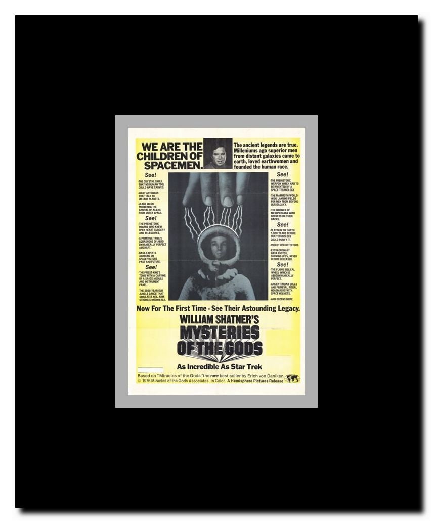 Mysteries of the Gods Framed Movie Poster