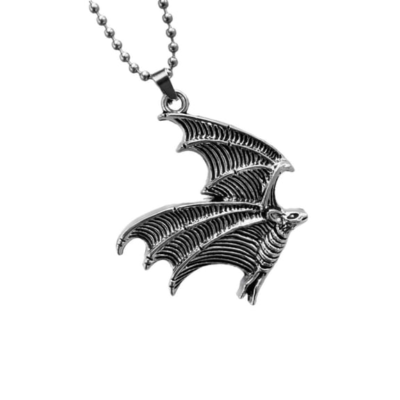 Mysterious Bat Design Necklace Gothic Jewelry Lightweight Comfortable Gothic Bat Neckchain For Daily Wear Or Parties