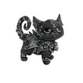 thumbnail image 1 of Mysterious Black Cats Statue, Handcrafted Halloween Decoration With Exquisite Detail, Home Countertop Ornament For Tabletop Display On Dining Table Mantel Or Shelf, 1 of 7
