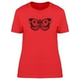 thumbnail image 1 of Mysterious Butterfly Eye Design T-Shirt Women -Image by Shutterstock, Female x-Large, 1 of 2