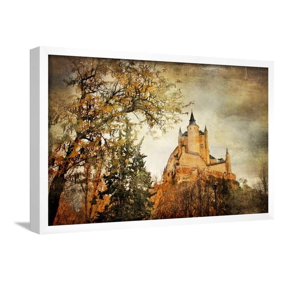 Mysterious Castle Alcazar in Segovia, Spain, Framed Art Print Wall Art by Mauglil Sold by Art.Com
