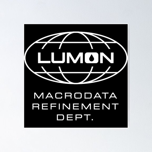 Mysterious Corporate Macrodata Refinement Employee T-Shirt Wall Decor Sci-Fi Art, Unframed Poster