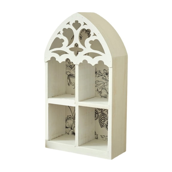 Mysterious Crystal Display Shelf For Victorian Decors Precise Cut Wall Art Decors Perfect Gift