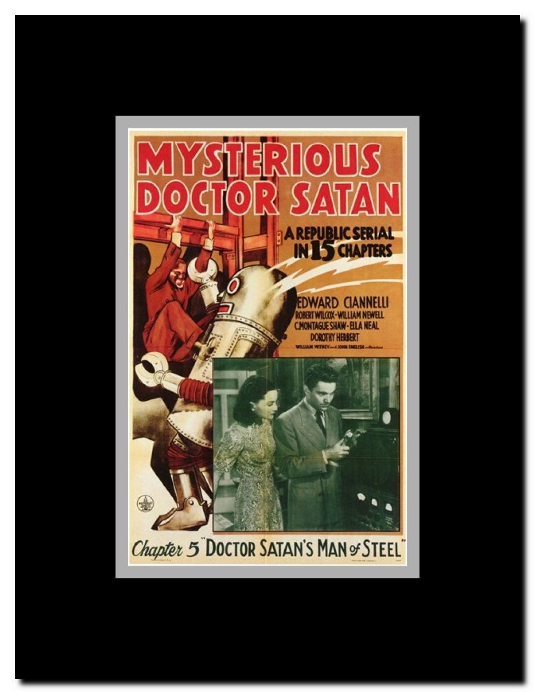 Mysterious Doctor Satan Framed Movie Poster