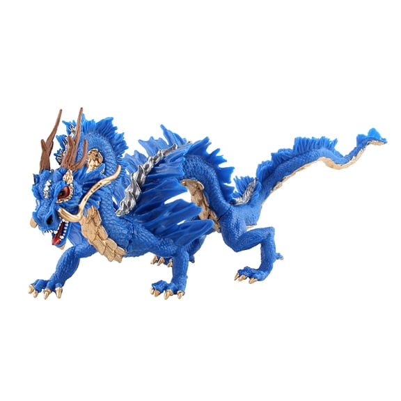 Mysterious Dragon Figurine For Home Shelf Decor Computer Table Display Abs Model