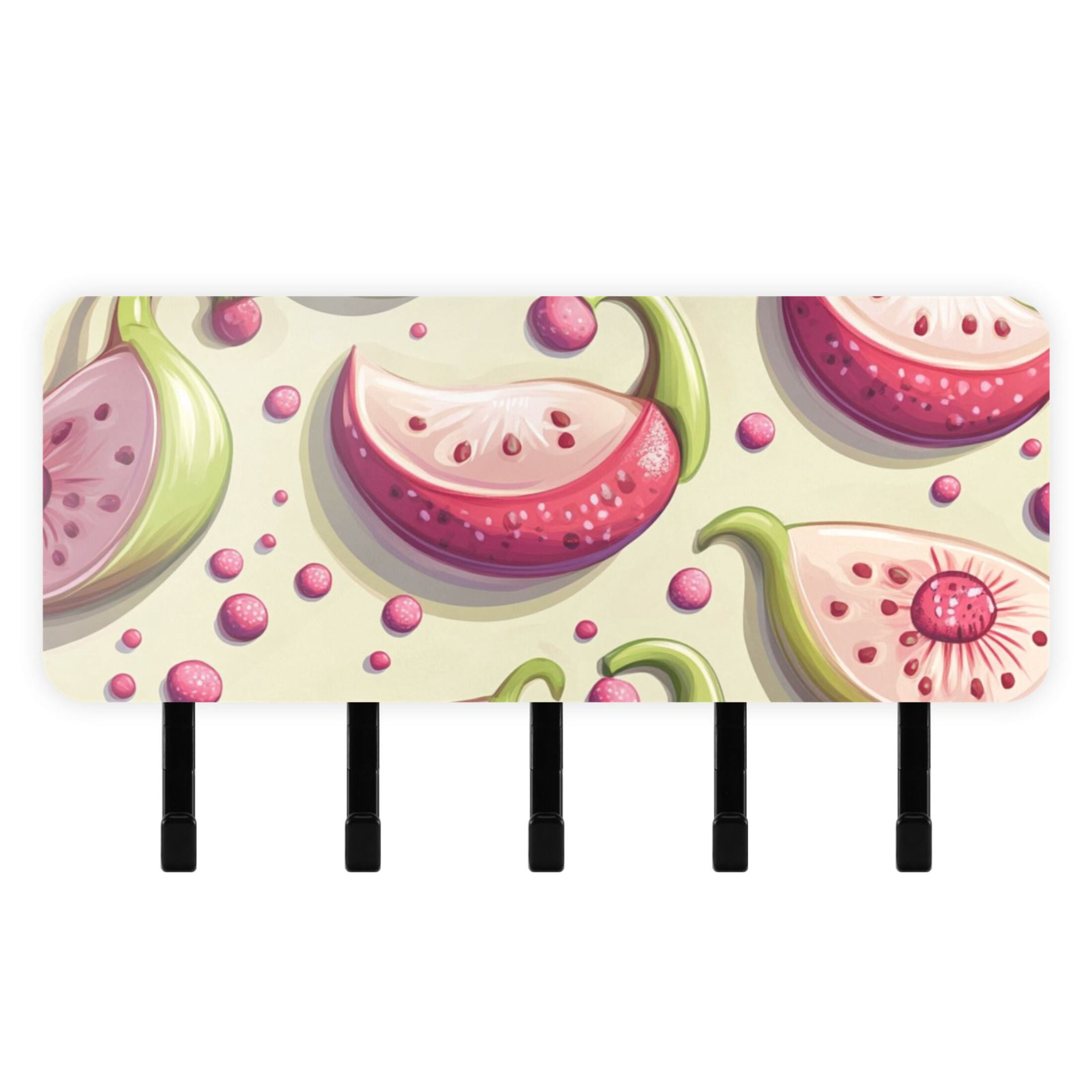 Fruit Key Rack Mysterious Fruits Key Holder for Wall Mail Holder Organizer with 5 Key ...