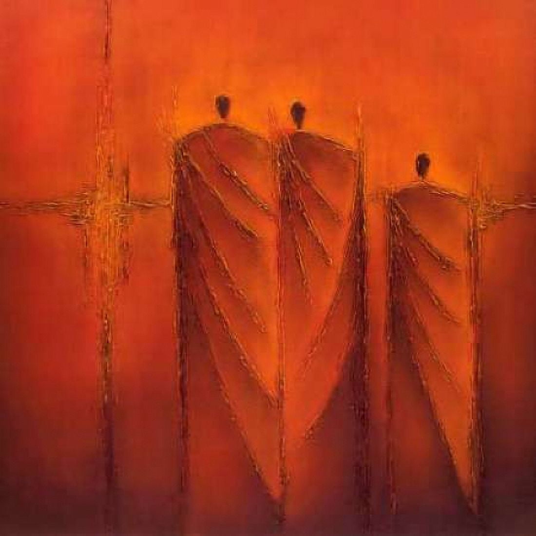 Mysterious III Canvas Art - Liesbeth Optendrees (24 x 24)