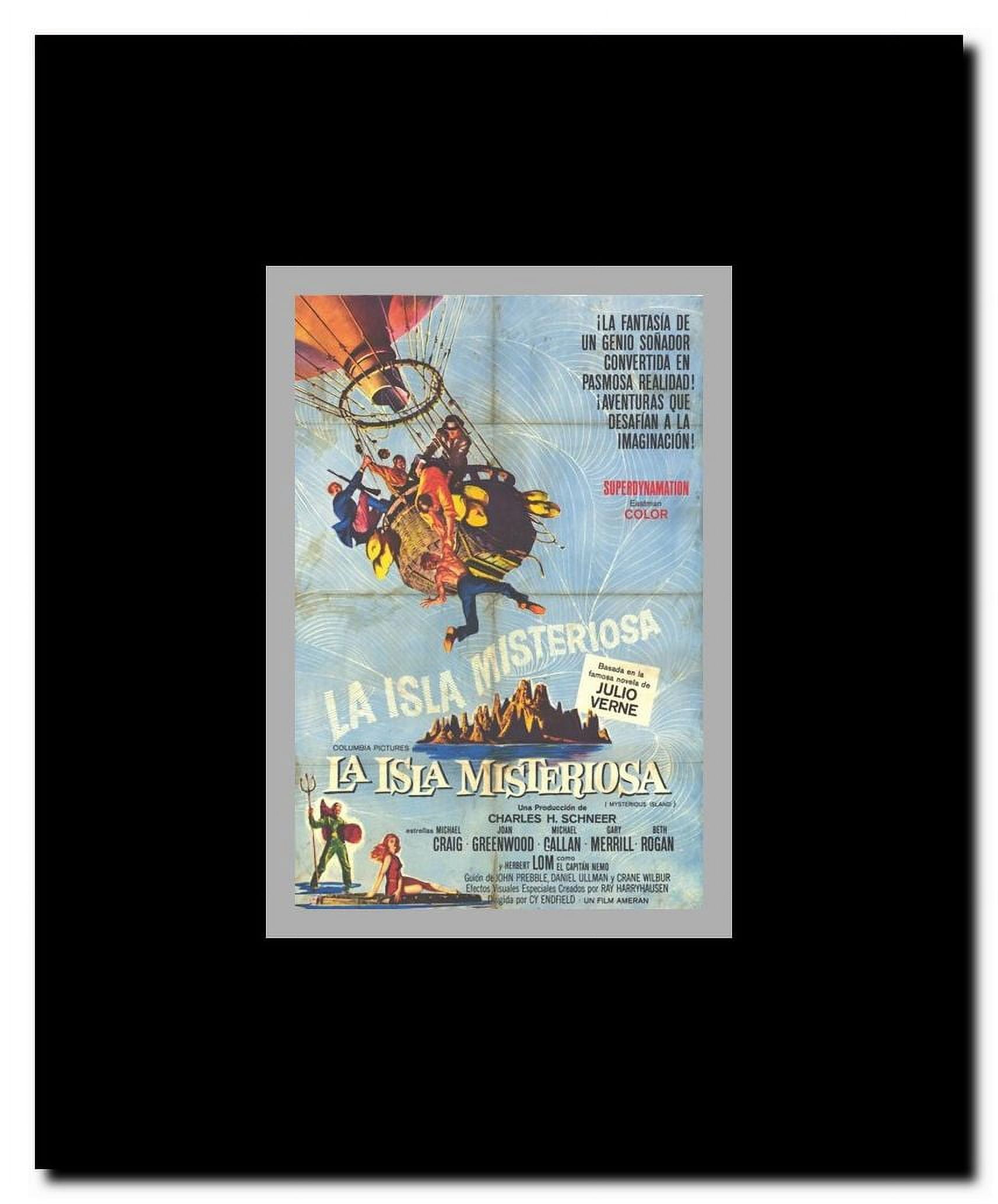 Mysterious Island Framed Movie Poster