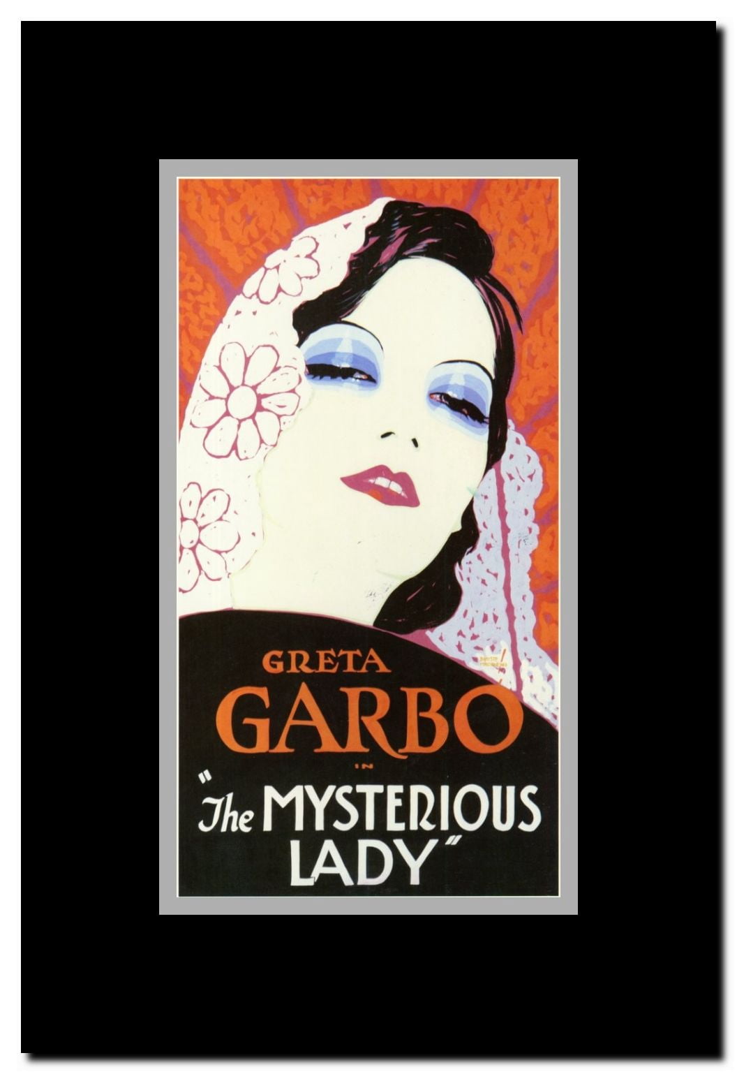Mysterious Lady The Framed Movie Poster