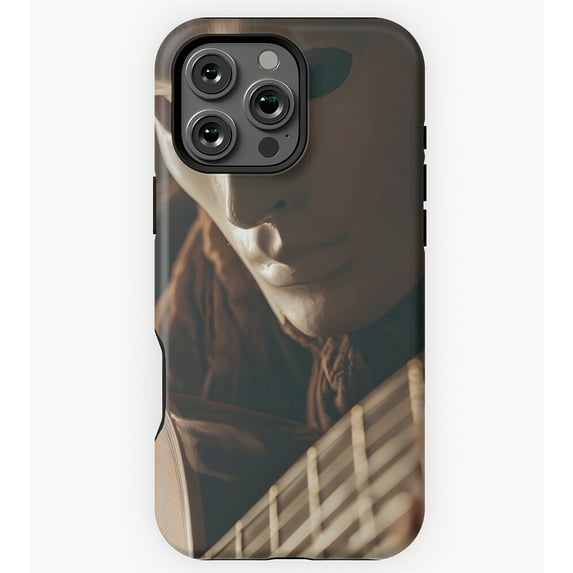 Mysterious Men Playing Guitar GA829 Phone Case for iPhone 11 to 17 Pro Max