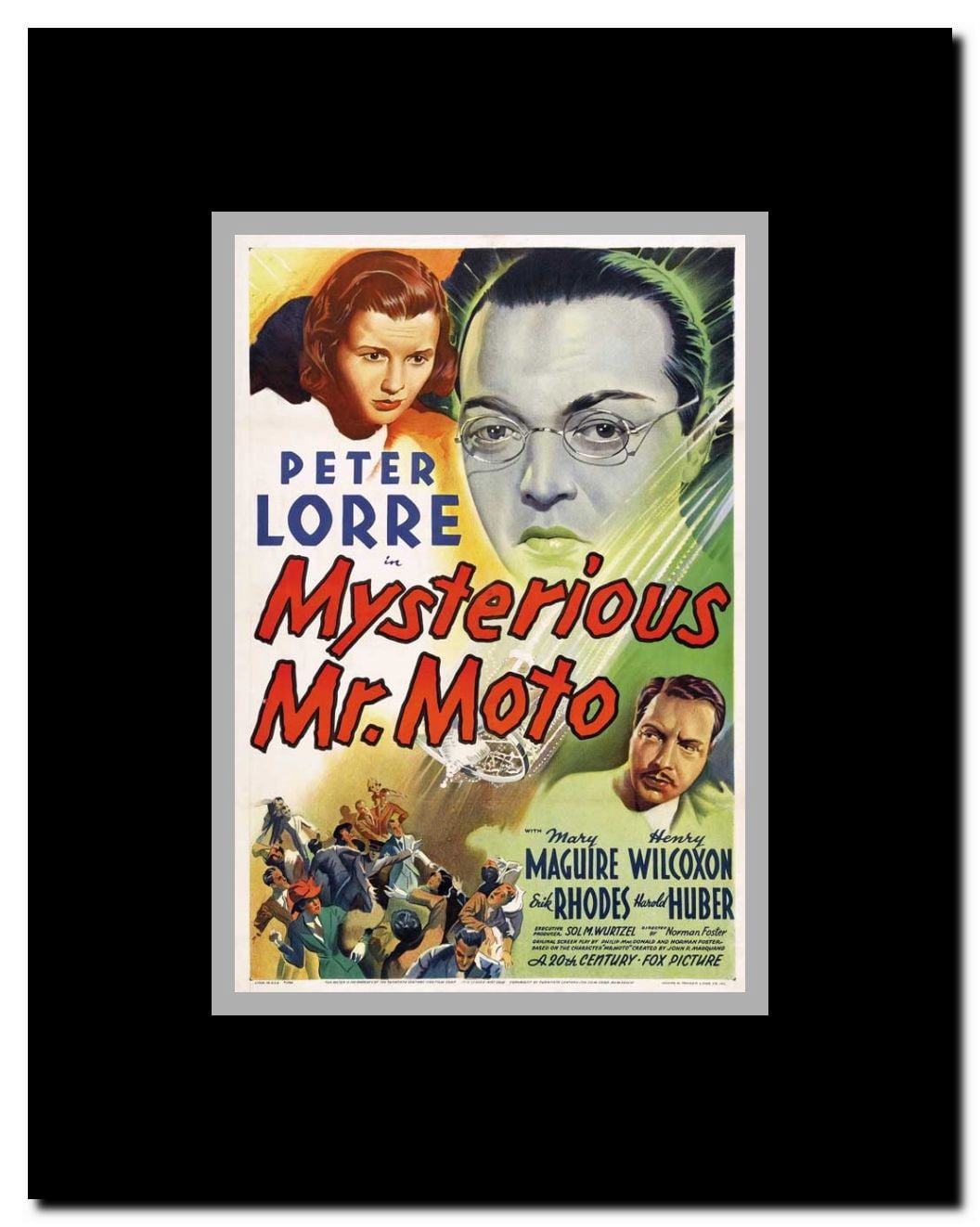 Mysterious Mr. Moto Framed Movie Poster