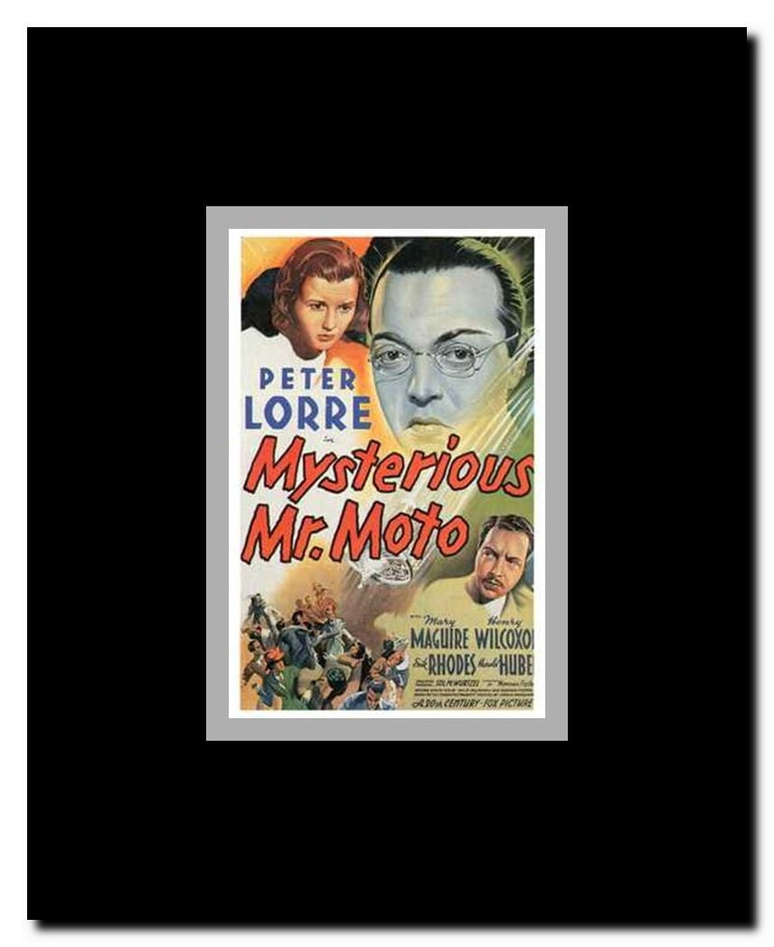 Mysterious Mr Moto Framed Movie Poster
