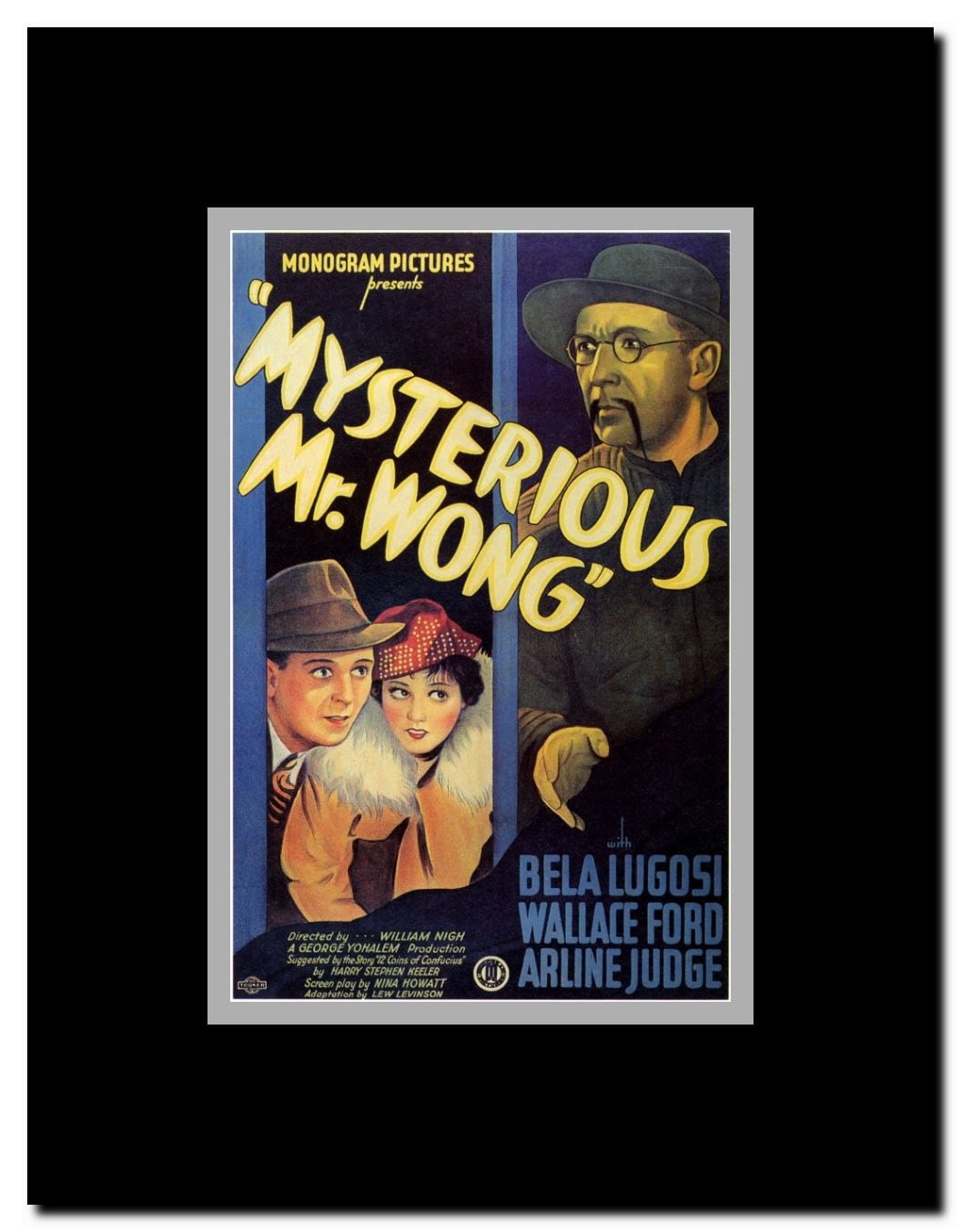 Mysterious Mr. Wong Framed Movie Poster