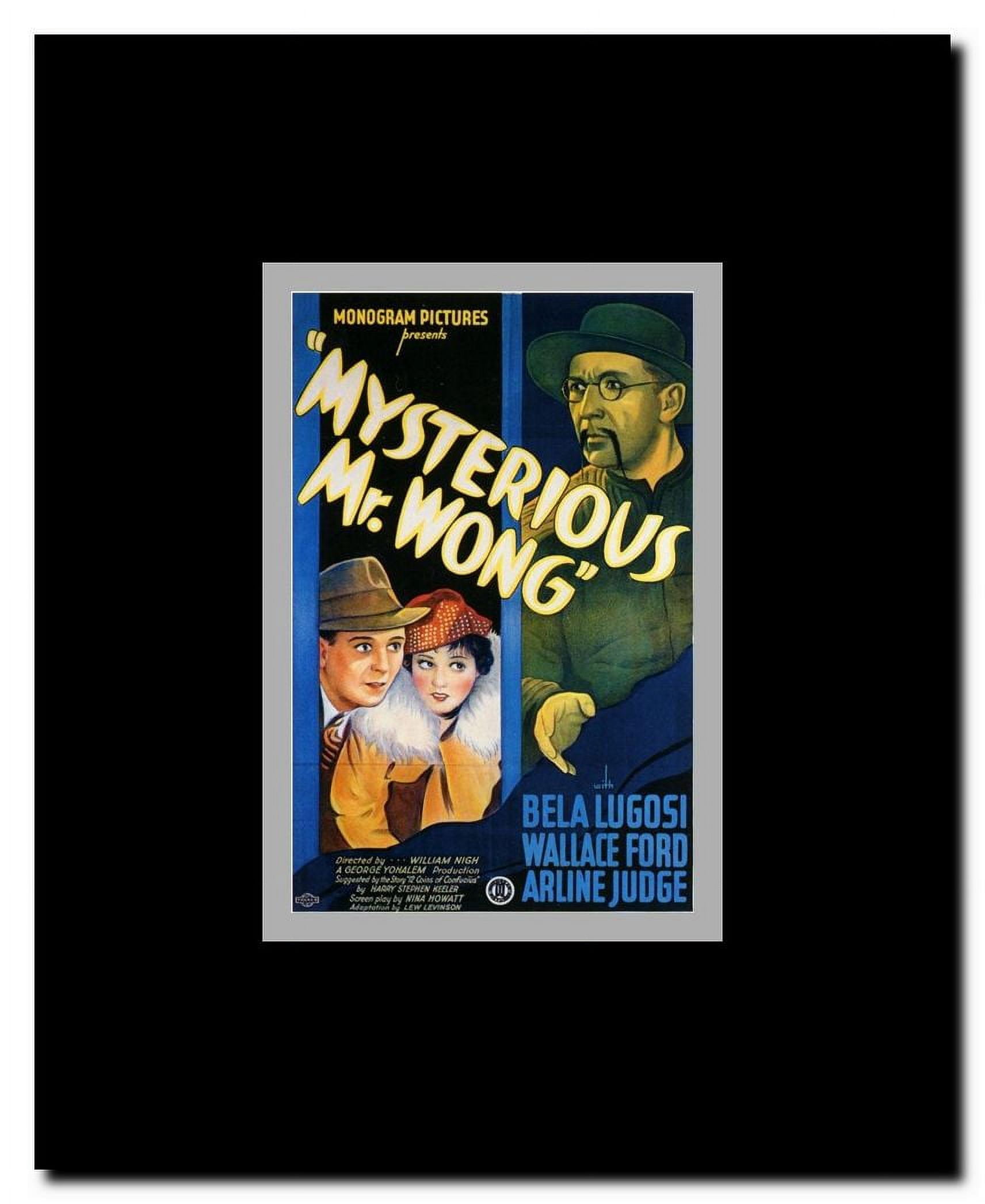 Mysterious Mr Wong Framed Movie Poster