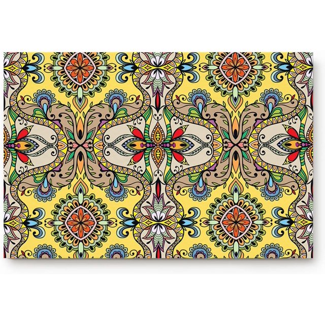 Mysterious Palace Pattern Indoor Doormat NonSlip Front Door
