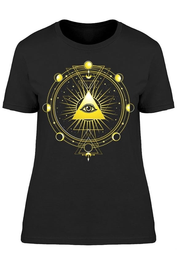 Mysterious Pyramid T-Shirt Women -Image by Shutterstock, Female Large