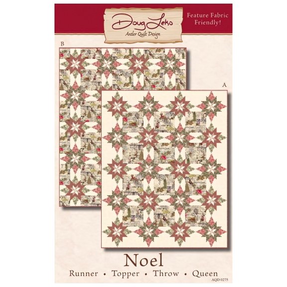 Noel Quilt Pattern by Doug Leko Antler Quilt Design
