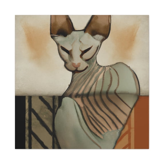"Mysterious Sphynx Mystery" - Canvas