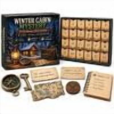 Mystery Advent Calendar for 2026 Christmas, 24 Days Puzzle Games Countdown Calendar, Family Board Game Gift for Teens and Adults