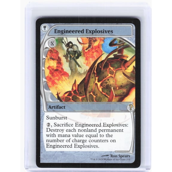 Mystery Booster 2 Engineered Explosives (Future Sight) Non-Foil Rare #218