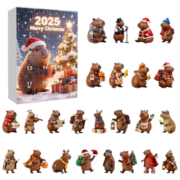 Mystery Countdown Advent Calendar With 24 Surprise Collectible And Unique Figurines For Kids Holiday Celebration Kitchen Timer Cute Animal Kitchen Timer Stainless Steel Outdoor Light Timers