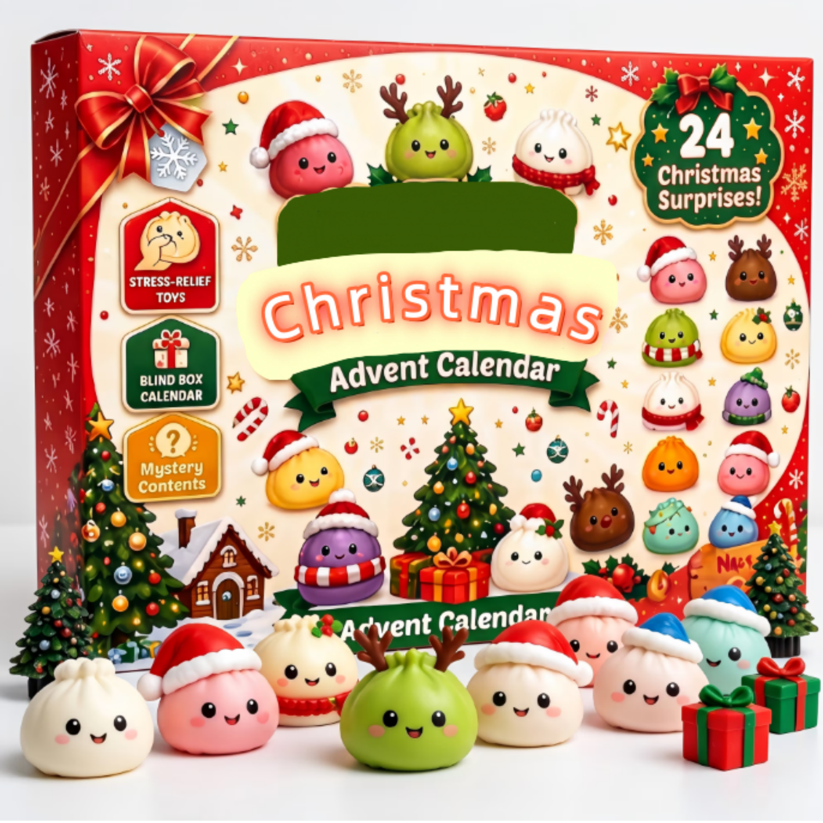 Mystery Dumpling Advent Calendar 2026, 24 Days Christmas Countdown