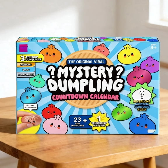 Mystery Dumpling Advent Calendar - Dumpling Squishies 24-Day Countdown Calendar Crazy Gifts for Fun