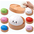thumbnail image 1 of Mystery Dumpling Squishy, Dumpling Squishy Mystery Box, Squishys Dumplinges Playing, 4 Inch Jumbo Dumpling Stress Ball, Soft Squeeze Decompression Dough (White), 1 of 8