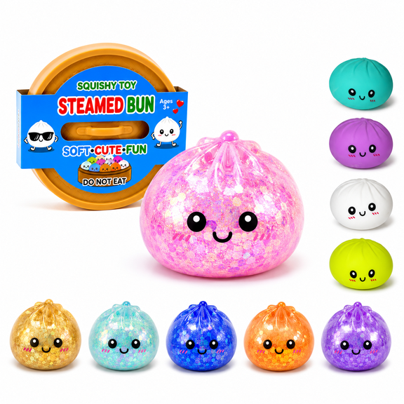 Mystery Dumpling Squishy Toy - Pectin Dumpling Squishies - Ultra Rare Collection - Fast Shipping