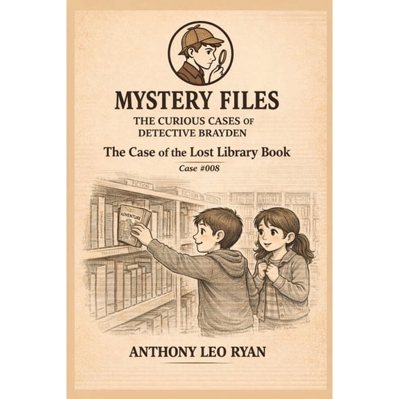 Mystery Files: The Curious Cases of Dete The Case of the Lost Library Book: Mystery Files: The Curious Cases of Detective Brayden - Case #008, Book 8, (Paperback)