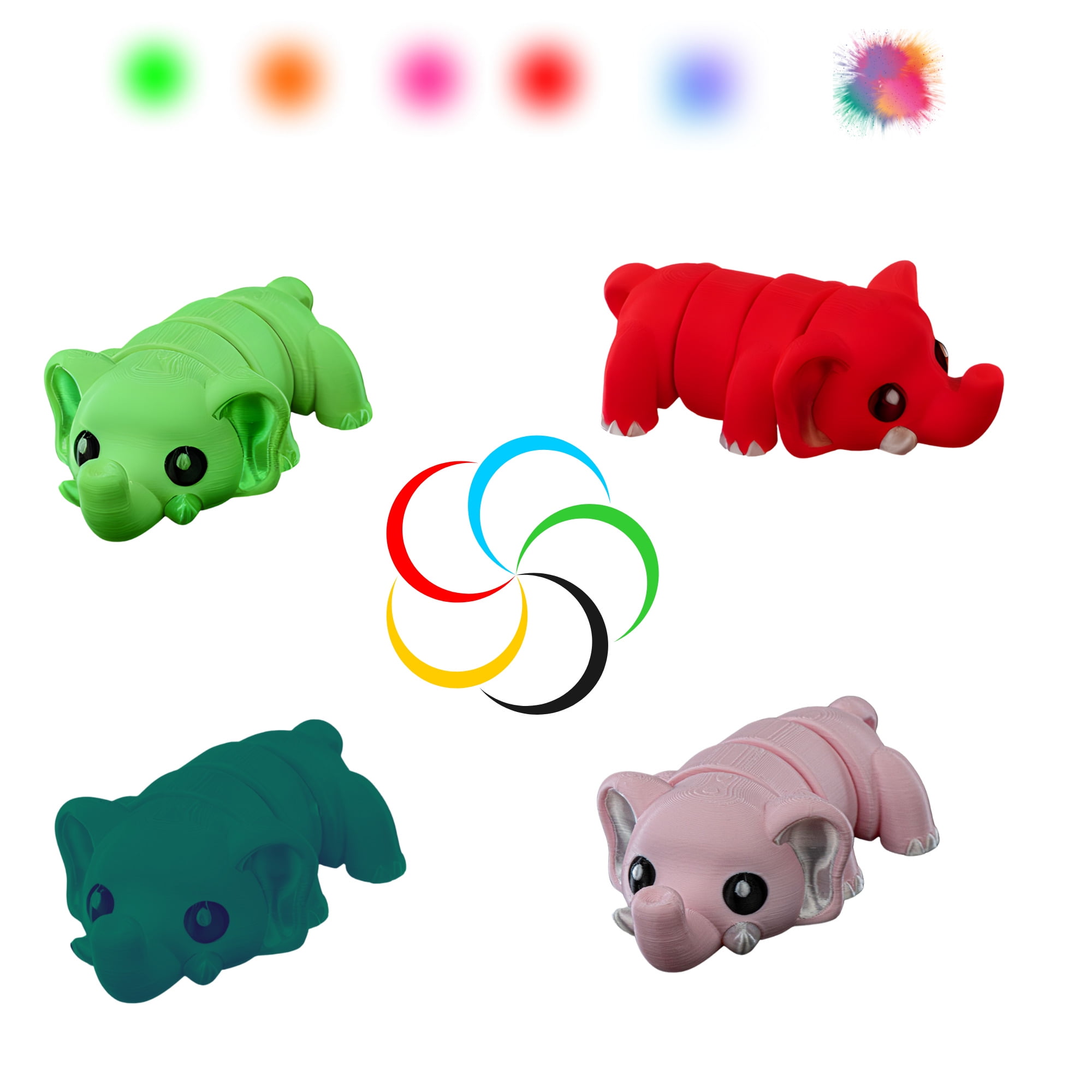 Fidget Toys Elephants Novelty Gag