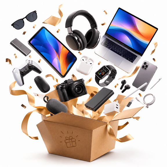 2026 Surprise Gift Box, 3 to 20 Electronic Gadgets, Ideal for Christmas, Birthday & Holiday Gatherings