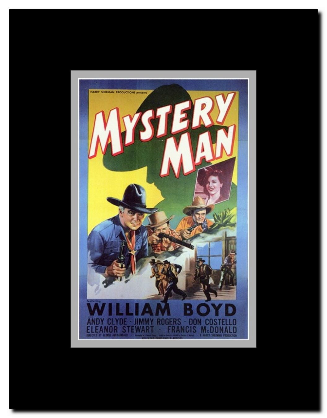 Mystery Man Framed Movie Poster