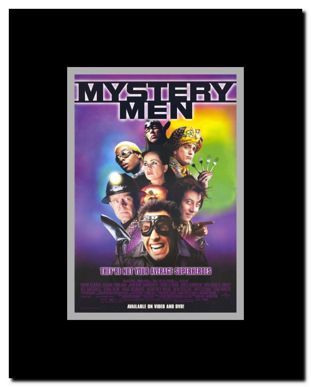 Mystery Men Framed Movie Poster
