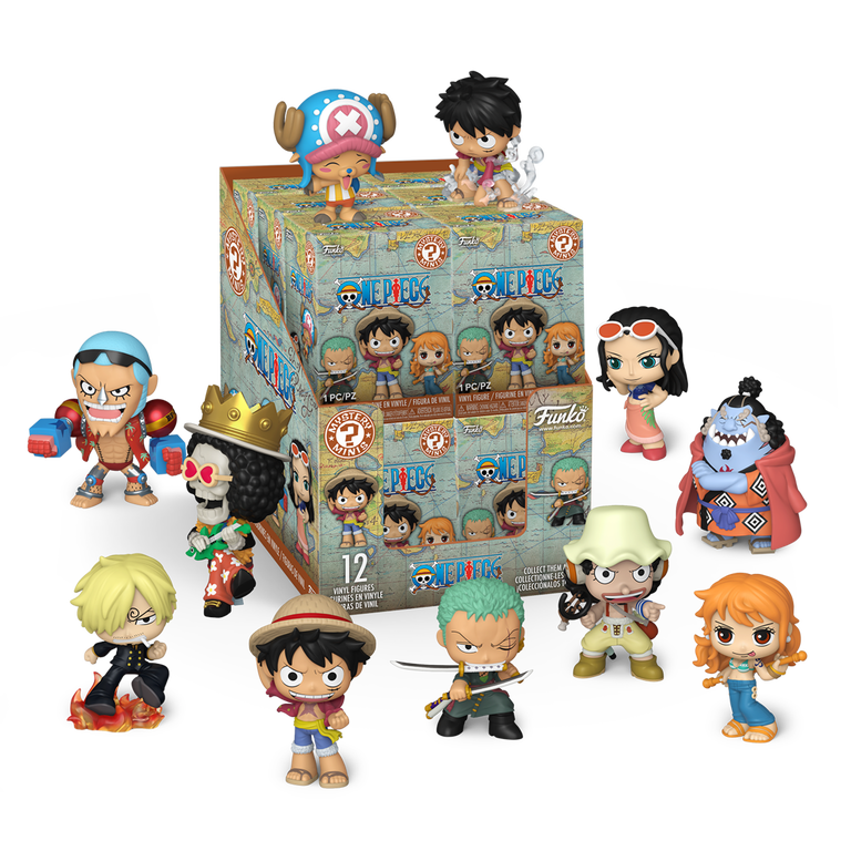 ワンピース P.O.P MILD フィギュア セット Funko Mystery Mini: One Piece Fish-Man Island - 12pc PDQ