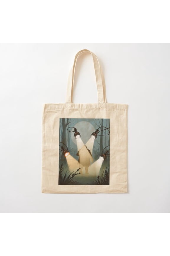 Mystery Monster Canvas Tote Bags, Reusable Shopping Bag