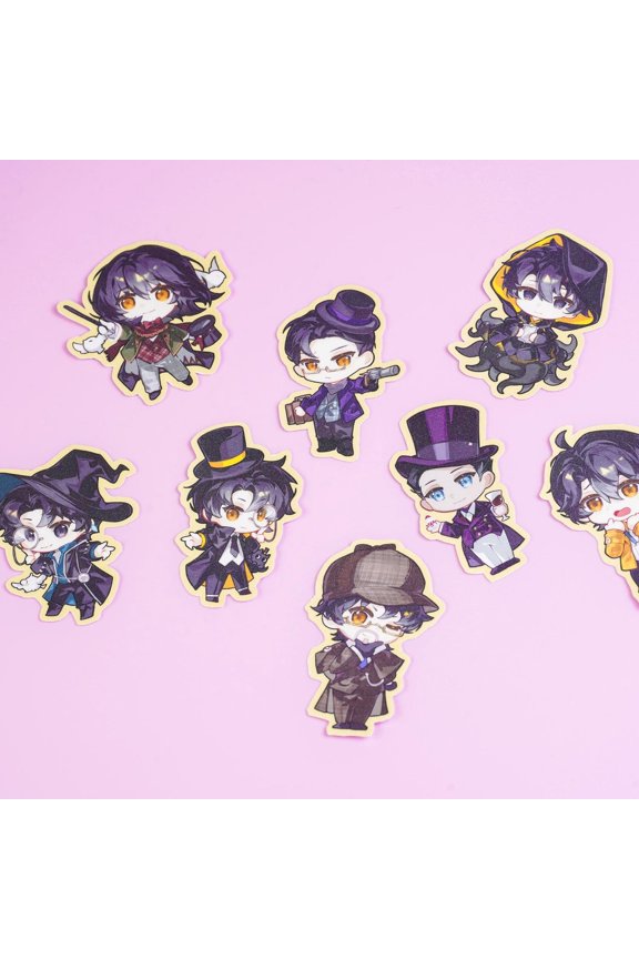 Mystery Novel Anime Chibi keychain - pcs Planner - Note keychains for Journaling, Organization & Fandom Flair, RANDOM 1 PACK